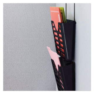Officemate Filing System w/Hanger Set, 3 Pockets, Letter, 28 x 13 1/2 x 4 3/4, Charcoal (OIC29314)