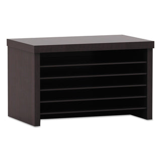 Alera® Valencia Under Counter File Organizer Shelf, 15.75w x 9.88d x 10.88h, Espresso (ALEVA316012ES)
