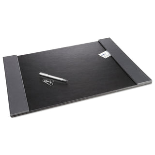 Artistic® Monticello Desk Pad with Fold-Out Sides, 24 x 19, Black (AOP5240BG)