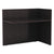 Alera® Valencia Reversible Reception Return, 44 1/8w x 23 5/8d x 41 1/2h, Espresso (ALEVA324424ES)