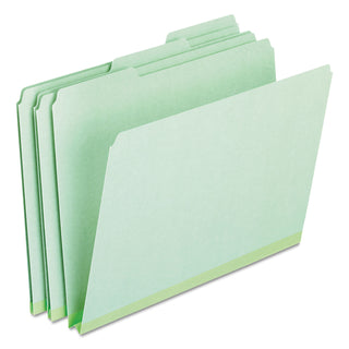 Pendaflex® Pressboard Expanding File Folders, 1/3-Cut Tabs, Letter Size, Green, 25/Box (ESS17167)