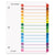 Cardinal® OneStep Printable Table of Contents and Dividers, 15-Tab, 1 to 15, 11 x 8.5, White, 1 Set (CRD61518)
