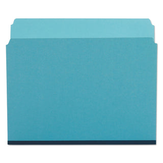 Pendaflex® Pressboard Expanding File Folders, Straight Tab, Letter Size, Blue, 25/Box (ESS9200)