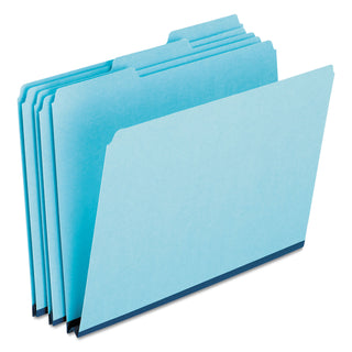 Pendaflex® Pressboard Expanding File Folders, 1/3-Cut Tabs, Legal Size, Blue, 25/Box (ESS9300T13)