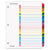 Cardinal® OneStep Printable Table of Contents and Dividers, 26-Tab, A to Z, 11 x 8.5, White, 1 Set (CRD60218)