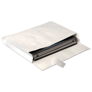 Survivor® Open Side Expansion Mailers, DuPont Tyvek, #13 1/2, Cheese Blade Flap, Redi-Strip Closure, 10 x 13, White, 100/Carton (QUAR4610)