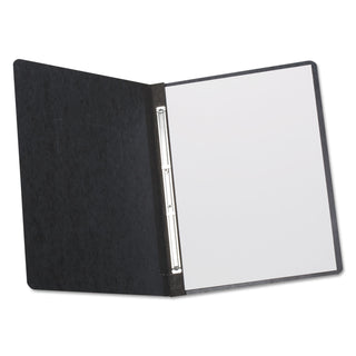 Oxford™ Pressboard Report Cover, 2 Prong Fastener, Letter, 3" Capacity, Black (ESS12906)