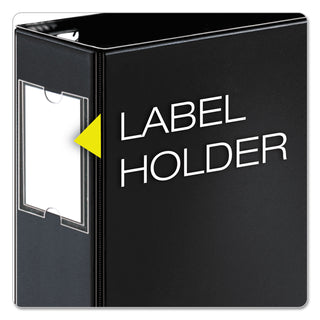Cardinal® Premier Easy Open 11 x 17 Locking Slant-D Ring Binder, 3 Rings, 1" Capacity, 11 x 17, Black (CRD12112)