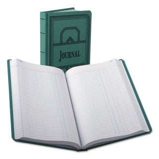 Boorum & Pease® Record/Account Book, Journal Rule, Blue, 500 Pages, 12 1/8 x 7 5/8 (ESS66500J)