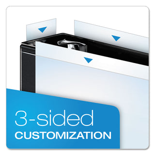 Cardinal® ExpressLoad ClearVue Locking D-Ring Binder, 1 1/2" Cap, 11 x 8 1/2, Black (CRD49111)