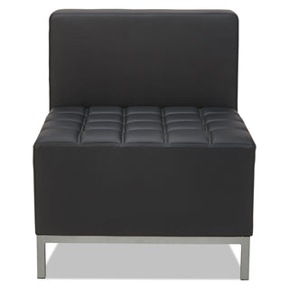 Alera® QUB Series Armless L Sectional, 26.38w x 26.38d x 30.5h, Black (ALEQB8116)