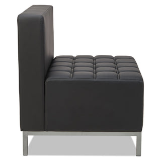 Alera® QUB Series Armless L Sectional, 26.38w x 26.38d x 30.5h, Black (ALEQB8116)