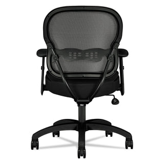 HON® Wave Mesh Mid-Back Task Chair, Supports up to 250 lbs., Black Seat/Black Back, Black Base (BSXVL712MM10)