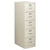 HON® 310 Series Five-Drawer Full-Suspension File, Legal, 18.25w x 26.5d x 60h, Light Gray (HON315CPQ)