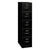 HON® 310 Series Five-Drawer Full-Suspension File, Legal, 18.25w x 26.5d x 60h, Black (HON315CPP)