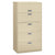 HON® 600 Series Five-Drawer Lateral File, 36w x 18d x 64.25h, Putty (HON685LL)