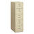 HON® 310 Series Five-Drawer Full-Suspension File, Legal, 18.25w x 26.5d x 60h, Putty (HON315CPL)