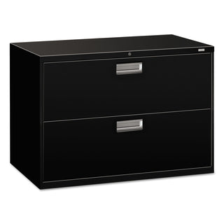 HON® 600 Series Two-Drawer Lateral File, 42w x 18d x 28h, Black (HON692LP)