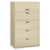 HON® 600 Series Five-Drawer Lateral File, 42w x 18d x 64.25h, Putty (HON695LL)
