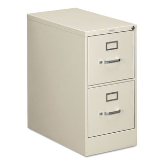 HON® 310 Series Two-Drawer Full-Suspension File, Letter, 15w x 26.5d x 29h, Light Gray (HON312PQ)