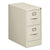 HON® 310 Series Two-Drawer Full-Suspension File, Letter, 15w x 26.5d x 29h, Light Gray (HON312PQ)
