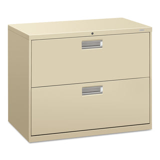 HON® 600 Series Two-Drawer Lateral File, 36w x 18d x 28h, Putty (HON682LL)