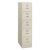 HON® 310 Series Five-Drawer Full-Suspension File, Letter, 15w x 26.5d x 60h, Light Gray (HON315PQ)