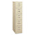 HON® 310 Series Five-Drawer Full-Suspension File, Letter, 15w x 26.5d x 60h, Putty (HON315PL)