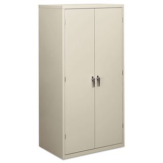 HON® Assembled Storage Cabinet, 36w x 24 1/4d x 71 3/4h, Light Gray (HONSC2472Q)