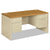 HON® 38000 Series Double Pedestal Desk, 60w x 30d x 29.5h, Harvest/Putty (HON38155CL)