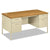 HON® Metro Classic Double Pedestal Desk, 60w x 30d x 29.5h, Harvest/Putty (HONP3262CL)