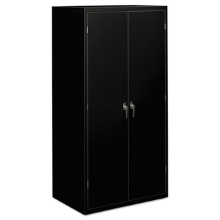 HON® Assembled Storage Cabinet, 36w x 24 1/4d x 71 3/4h, Black (HONSC2472P)