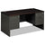 HON® 38000 Series Double Pedestal Desk, 60w x 30d x 29.5h, Mahogany/Charcoal (HON38155NS)