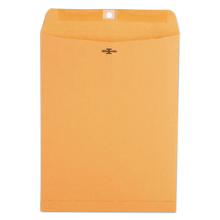 Universal® Kraft Clasp Envelope, #93, Square Flap, Clasp/Gummed Closure, 9.5 x 12.5, Brown Kraft, 100/Box (UNV35265)
