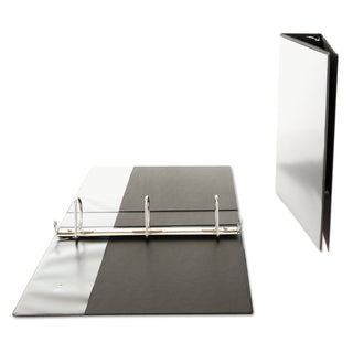 Universal® Slant D-Ring View Binder, 3 Rings, 2" Capacity, 11 x 8.5, Black (UNV20745)