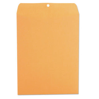 Universal® Kraft Clasp Envelope, #93, Square Flap, Clasp/Gummed Closure, 9.5 x 12.5, Brown Kraft, 100/Box (UNV35265)