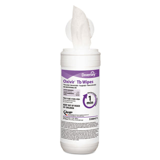 Diversey™ Oxivir TB Disinfectant Wipes, 11 x 12, White, 160/Bucket, 4 Bucket/Carton (DVO5627427)