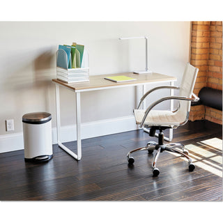 Safco® Onyx Mesh Desk Organizer with Five Vertical and Three Horizontal Sections, Letter Size Files, 11.5" x 9.5" x 13", White (SAF3266WH)