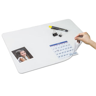Artistic® Second Sight Clear Plastic Hinged Desk Protector, 21 x 17 (AOPSS1721)