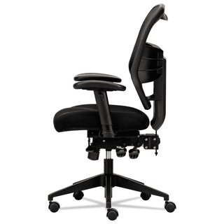 HON® VL532 Mesh High-Back Task Chair, Supports up to 250 lbs., Black Seat/Black Back, Black Base (BSXVL532MM10)