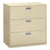 HON® 600 Series Three-Drawer Lateral File, 42w x 18d x 39.13h, Putty (HON693LL)