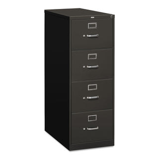 HON® 310 Series Four-Drawer Full-Suspension File, Legal, 18.25w x 26.5d x 52h, Charcoal (HON314CPS)