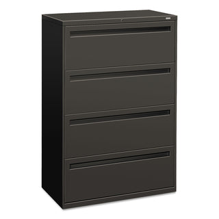 HON® 700 Series Four-Drawer Lateral File, 36w x 18d x 52.5h, Charcoal (HON784LS)