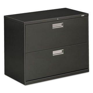 HON® 600 Series Two-Drawer Lateral File, 36w x 18d x 28h, Charcoal (HON682LS)