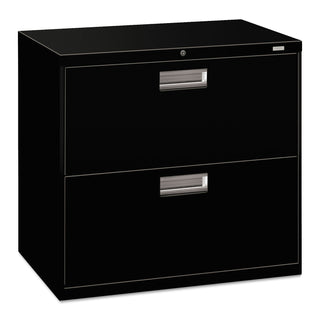 HON® 600 Series Two-Drawer Lateral File, 30w x 18d x 28h, Black (HON672LP)