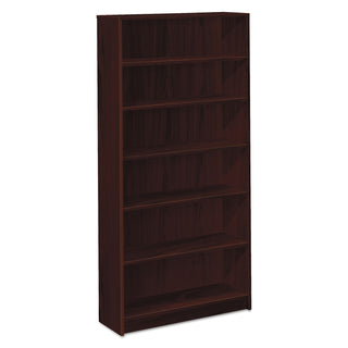 HON® 1870 Series Bookcase, Six Shelf, 36w x 11 1/2d x 72 5/8h, Mahogany (HON1876N)