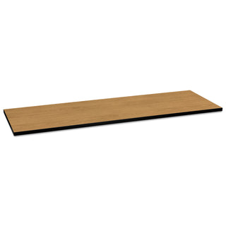 HON® Huddle Multipurpose Rectangular Top, 72w x 24d, Harvest/Black (HONMT2472GNCP)