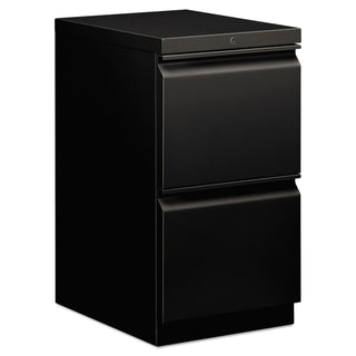 HON® Efficiencies Mobile File/File Pedestal, 15w x 19.88d x 28h, Black (HON33820RP)