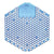Fresh Products Wave 3D Urinal Deodorizer Screen, Blue, Cotton Blossom, 10 Screens/Box (FRS3WDS60CBLBX) (FRS3WDS60CBLBX)