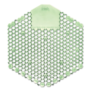 Fresh Products Wave 3D Urinal Deodorizer Screen, Green, Cucumber Melon Fragrance,10 Screens/Box (FRS3WDS60CME)